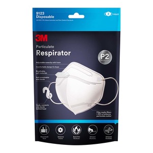 Face Masks: 3M Particulate Respirator 9123 P2, Pack of 3 Ink Direct