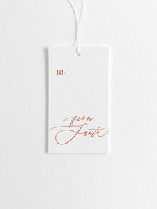 Letterpress gift tag - from Santa - Inker Tinker