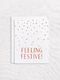 NEW - Feeling festive - letterpress Christmas card - Inker Tinker