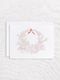 Letterpress greeting card - Floral wreath - Inker Tinker