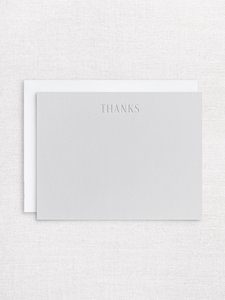 Products: Letterpress thank you notecard set - Inker Tinker
