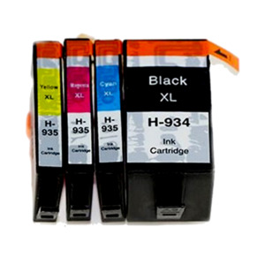 HP Compatible 934XL 935XL Ink Set of 4 (BkCMY) – ZHP934XLSET