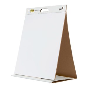 3M Post-it Tabletop Easel Pad 563 508mm x 584mm, White, 20 Sheets