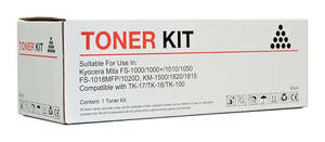 Kyocera Toner: Kyocera Compatible TK-18/TK-17 Black Toner Cartridge