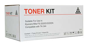 Kyocera Compatible TK344 Black Toner Cartridge