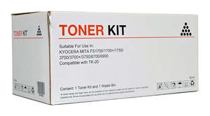 Kyocera Toner: Kyocera Compatible TK20 Black Toner Cartridge