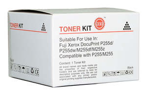 Fuji Xerox Toner: Fuji Xerox Compatible P255 Black Toner Cartridge (CT201918)