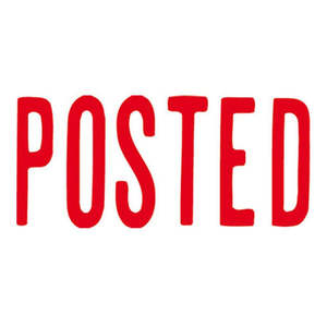 XStamper 1047 POSTED Red
