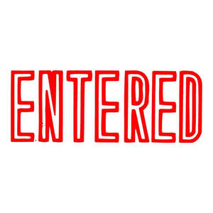 XStamper 1021 ENTERED Red