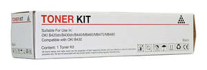 OKI Compatible B420/ B430/ B440/ B460/ B470/ B480 Black Toner Cartridge