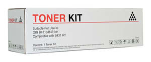 Oki Toner: OKI Compatible B431 Black Toner Cartridge (44574903)