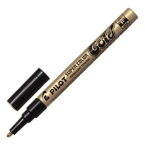 Pilot Super Colour Paint Marker Fine (Gold/Silver/White)