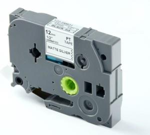 Products: Aze931 Tze931 12mm black text on silver P-Touch laminated tape - 8 metres - inktoner cartridges New Zealand