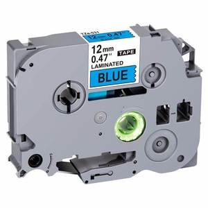 Brother TZe-531 12mm Black on Blue Tape - 8 metres - inktoner cartridges New Zealand