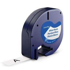 Compatible Dymo 91201 Label - Black on white - 12mm x 4m - inktoner cartridges New Zealand