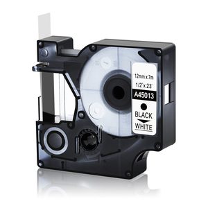 Products: Compatible Dymo a45013 d45013 label tape black on white - inktoner cartridges New Zealand