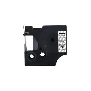 Products: Compatible Dymo D1 Label - Black on Clear - 12mm x 7m - inktoner cartridges New Zealand