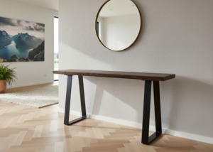 Kitching Living: Live edge console unit