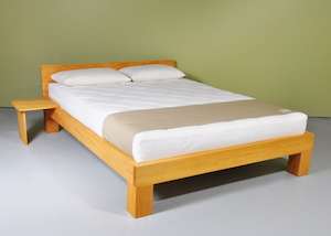 Timber Slat Bedframes Bases: INNATURE 'CUBI PLUS' Slat Bed Frame