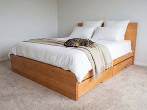 INNATURE "NOVA" or "NEW CLASSIC" Slat Bed with storage