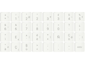 Spanish & Italian Keycap Add-on Set (MCC profile for Choc v1 switches)