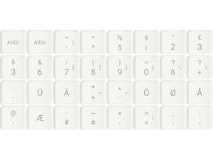 GB/DE/Nordic Keycap Add-on Set (MCC profile for Choc v1 switches)