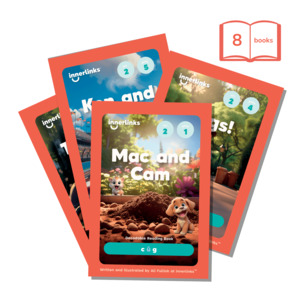 Set 2 Bundle: Set 2 Bundle - 8 Books - Consolidates c, u , g, b, e, s, s = s suffix, s = z, k, h, r