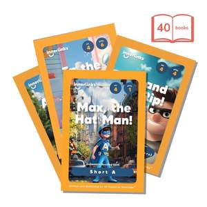 Set 4 Classroom Bundle - 5 of Each Title - 40 Books - Focuses on: Short vowel a,&hellip;