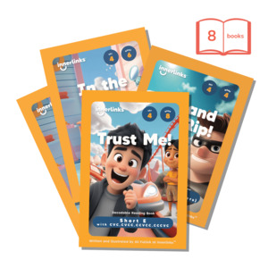 Set 4 Book Bundle - 8 Books - Consolidates: Short Vowel a, Short I, Short o, Sho&hellip;