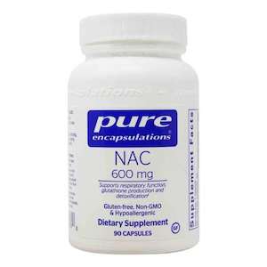Pure Encapsulations: NAC (N-Acetyl-L-Cysteine) - 600mg