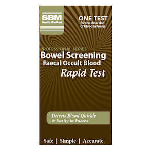 Mens Health: Bowel Screening Faecal Occult Blood Rapid Test