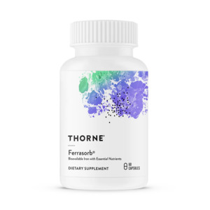 Thorne Research: Ferrasorb - (Discontinued - go to - Hemagenics Iron Advanced)