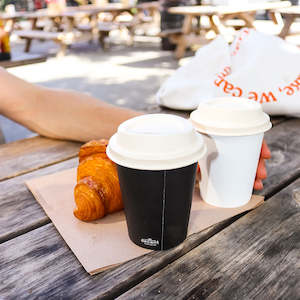 Popular: Single Walled Aqueous Hot Cup - Black