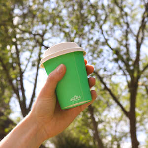 Single Walled Hot Cup: Single Walled Hot Cup - Frog Green - Limited Edition