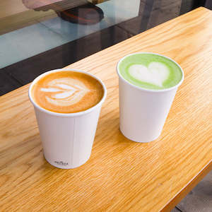 Single Walled Aqueous Hot Cup - White V2