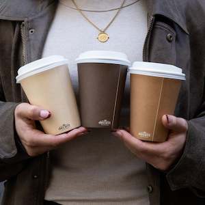 Popular: Single Walled Hot Cup - Coffee Series (Mixed)