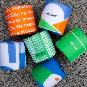 with small - 24 Rolls Premium Tree Free TP Brights