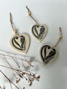 Screen Printed Tui And Koru