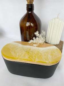 Adams Family Product: Yellow Resin Jewelry Box