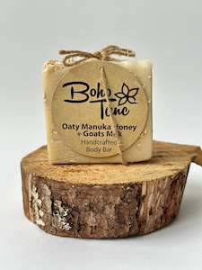 Boho Tanc: Oaty Manuka Honey + Goats Milk Body Bar