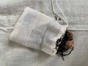 Kaputi Studio: Re-Useable Muslin Tea Bags X3