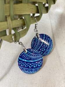 Manea Collection - Purple & Blue Earrings