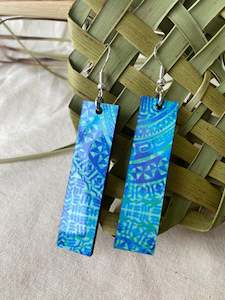 Manea Collection - Blue & Green Earrings