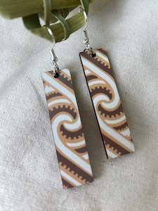 Taiao Collection - Tino Brown Earrings