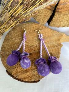 Muri Aroha: Waiporoporo Poi Earrings