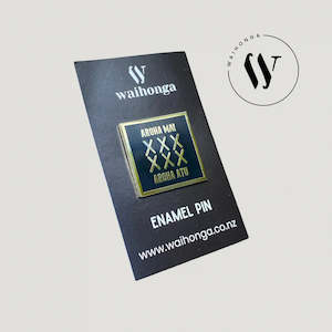 Taonga Jewelry: Aroha Mai Aroha Atu Enamel Pin