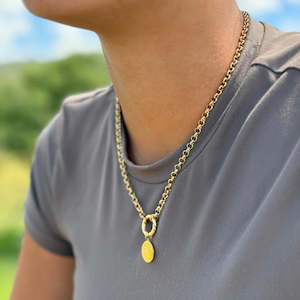 Taonga Jewelry: Rangimarie Charm Necklace - silver