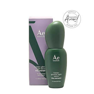 Rongoa Beauty: Golden Glimmer Night Serum Ata Marama
