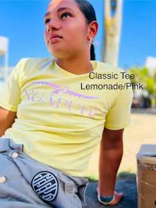 Classic Tee - Lemonade/pink