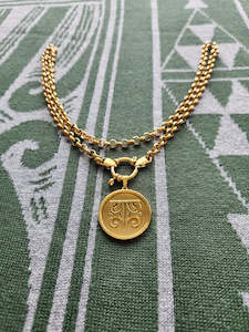 Taonga Jewelry: Kauae Coin Necklace